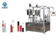 Semi - Automatic Lip Gloss Filling Machine Jenis Rotary Dengan 24 ~ 30pcs / Min Capacity