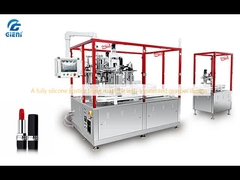 Mesin pengisi lipstik silikon penuh dengan desain pegangan paten.