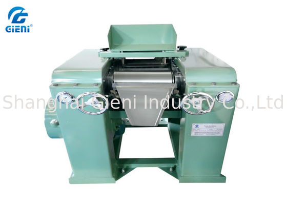 Tinggi Viskositas Pigmen Kosmetik Grinding Mills, Triple Roller Mill Dengan Dust Cover