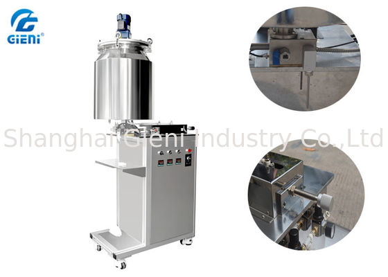 Vertikal Type Single Nozzle Mascara Filling Machine Dengan 20L Tank, Mudah Dioperasikan