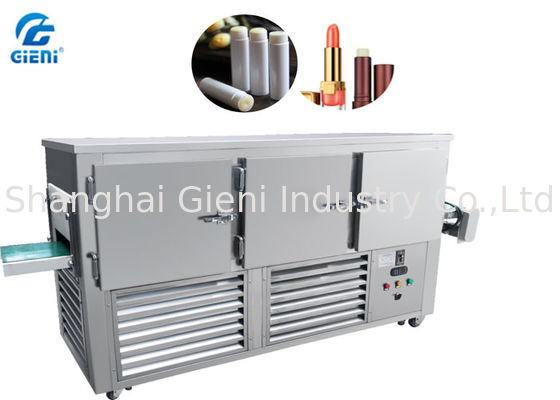 Kecepatan Adjustable Lip Balm Chilling Tunnel dengan 3 Meter Converyor