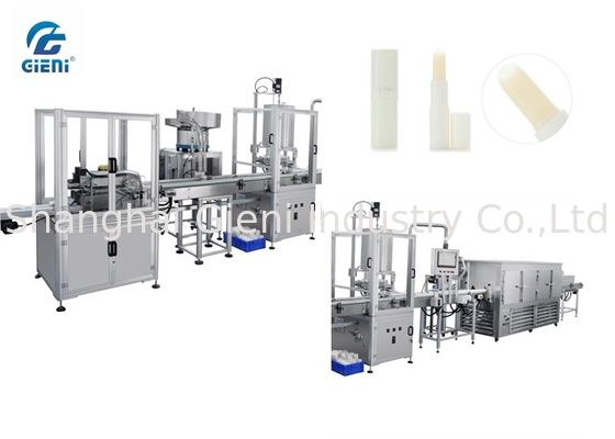 High Precision Lip Balm Filling Equipment Dengan Cooler, Garansi 1 Tahun