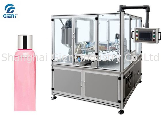 Efisiensi Tinggi Makeup Lotion Filling Machine Dua Nozel Dengan Servo Motor