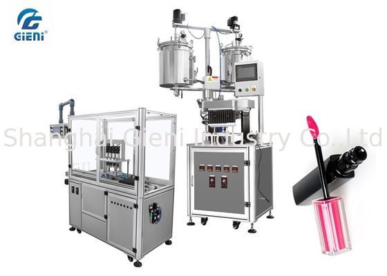 High Precision Lip Gloss Filling Machine dengan Servo Motor Capper