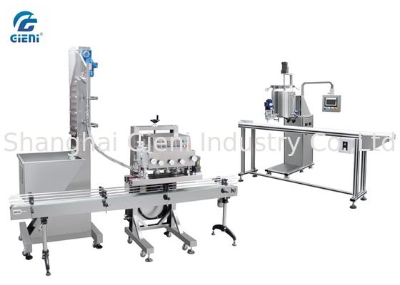 Spindle Type Jar Filling Machine SUS304 Untuk Vaseline Garansi 1 Tahun