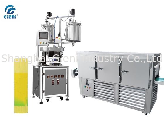 220V Paste Lip Balm Filler Dengan Chilling Tunnel 6-10 Cetakan / Output Min