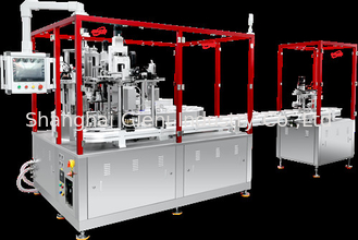 Garis produksi Lipstick Slant untuk Lipstick Bulk Filling yang halus dan tepat Tekanan udara 0,4-0,7Mpa