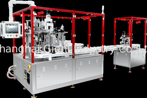 Garis produksi Lipstick Slant untuk Lipstick Bulk Filling yang halus dan tepat Tekanan udara 0,4-0,7Mpa