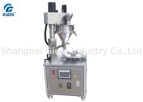 Semi - Auto Screw Loose Powder Filling Machine JLF-2 Single Nozzle