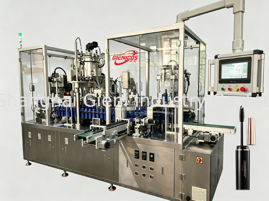 JQH-02 Mesin Penuh Lipgloss Berkecepatan Tinggi dengan 80 PCS/MIN Output dan Sistem Tutup Rotary