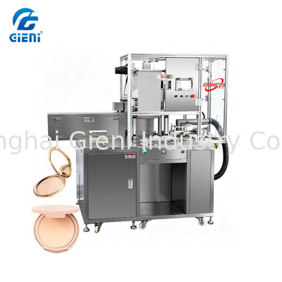 C-18 Pneumatic Powder Pressing Machine with 3 Tons Maximum Pressure and 6-10 pcs/min Capacity for Cosmetic R&D