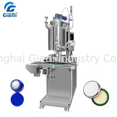 Satu Nozzle Lip Gloss Filling Machine 2-14ml Volume Operasi Sederhana