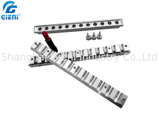 Manual Tiga Potong Cetakan Lipstik Untuk Mesin Pengisian Kosmetik Warna