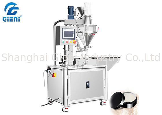 Screw Feeding Loose Powder Auger Filler Mesin 1800pcs / jam