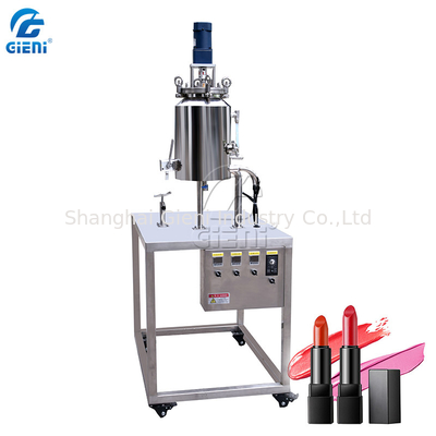 Harga yang bagus 20L Melting Stirring Tank Lipstik Menuangkan Mesin Tangan Manual Jenis Cetakan Logam on line