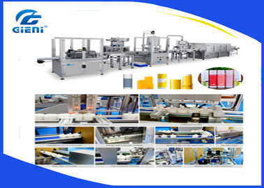 Harga yang bagus Linear Type Auto Kosmetik Filling Machine, Enam nozel Sunstick mengisi on line