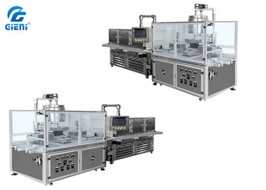Harga yang bagus Semi-Auto Lipbalm Filling Machine 10 Nozel Dengan Fungsi Preheating on line