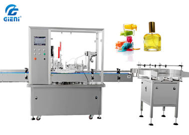 Harga yang bagus 50BPM PLC Kontrol Mesin Pengisi Botol Cat Kuku Kapasitas 30ml on line