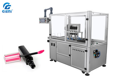Harga yang bagus Empat Nozel Kosmetik Botol Servo Capping Machine dengan Clamp Lock on line