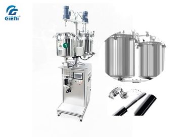 Harga yang bagus Viskositas tinggi Kosmetik Lip Gloss Filling Machine Dengan Double Tank on line