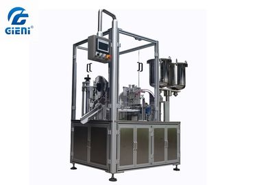 Harga yang bagus Kecepatan Tinggi Rotary Color Kosmetik Otomatis Mengisi Dan Capping Machine Untuk Lip Gloss on line