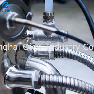 20L Melting Stirring Tank Lipstik Menuangkan Mesin Tangan Manual Jenis Cetakan Logam