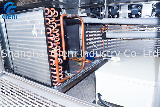 Mesin Pengisi Kosmetik 3,5 Meter Terowongan Pendingin Lipstik Dengan Kompresor Pendingin 5P