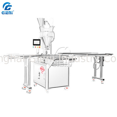 900pcs / H Kontrol PLC Kosmetik Mesin Pengisian Bubuk Longgar dengan 25L Hopper