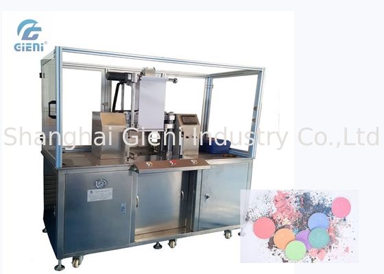 Tekanan Adjustable Mesin Press Kosmetik Powder Dengan Glass Cover