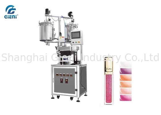 12 Nozel Lip Gloss Filling Machine untuk Bahan Glitter Powder