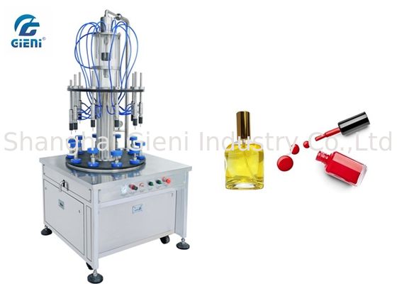 Pneumatic Nail Polish Filling Machine 3 Operator Dengan Bahan Berbahan Dasar Air