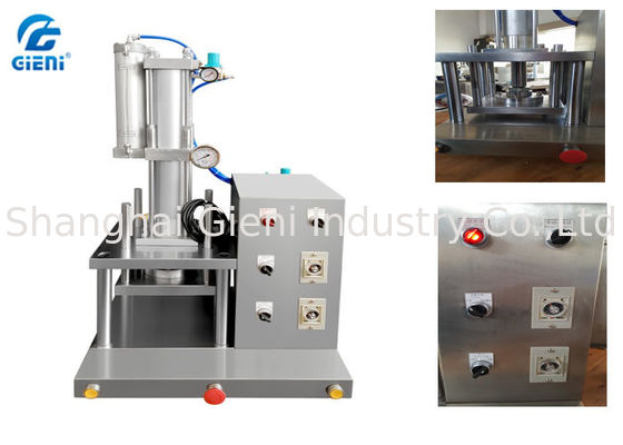 Eyeshadow Makeup Powder Press Machine Untuk Satu Rongga Ditekan Cetakan