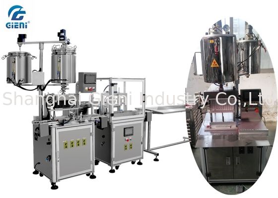 Stainless Steel Mascara Filling Machine, Semi-Auto Mascara Tube Filler