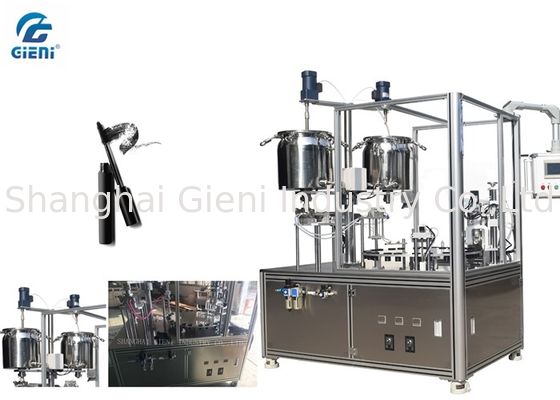 Semi - Auto Kosmetik Rotary Filling Equipment Dengan Weight Memeriksa Divice