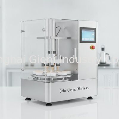 Mesin pengisi krim CC Rotary Ergonomic dengan operasi bebas debu dan kebisingan rendah (<75dB) untuk produksi kosmetik yang aman