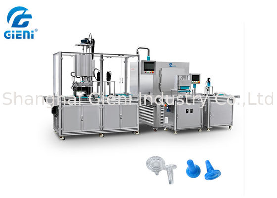 One - Body Silicone Lipstik Moulding Machine 5 Nozel AC380V Tegangan