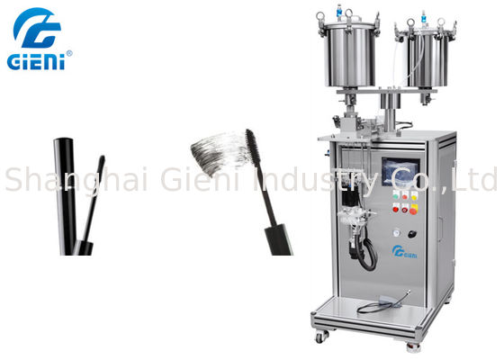 SUS304 Mascara Semi Auto Filling Machine Dengan Kontrol Layar Sentuh