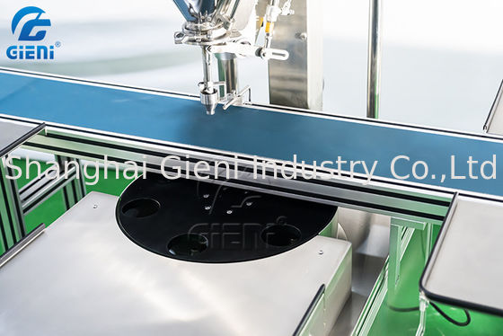 Mesin Pengisi Kosmetik Tangki 15L Dengan Auger yang Dapat Diganti