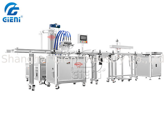 3 Layers 50ml Lip Balm Stick Kosmetik Mengisi Mesin Dengan 4 Nozel