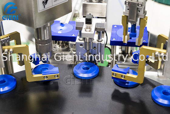 Mesin Pengisian Lip Gloss Kosmetik 7KW 50 Pcs / Min Jenis Putar