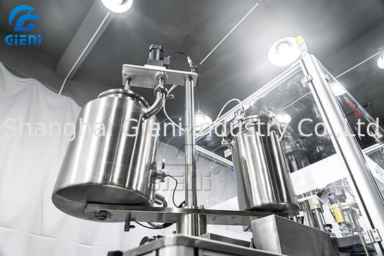 Mesin Pengisi Kosmetik Maskara Tipe Rotary Kontrol PLC 60pcs / Min