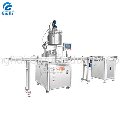 45pcs / Min 100ml Concealer Cream Mesin Pengisi Kosmetik Dengan Pengangkatan Nosel