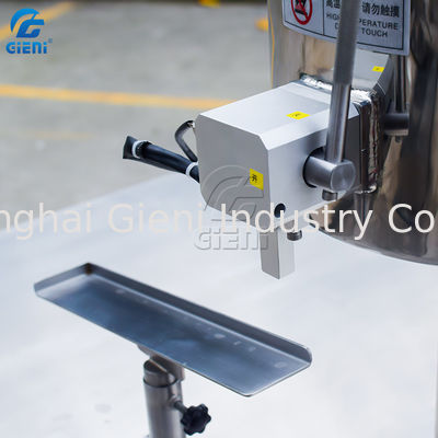 SUS316L Hand Pour Lip Balm Filling Machine Dengan Tangki Pencampur Pemanas 20L