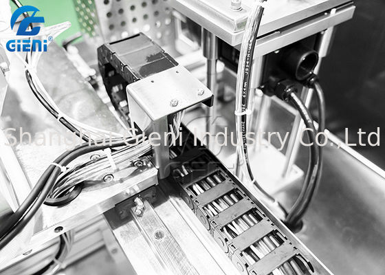 20L Basket 10 Nozel Hot Lip Balm Filling Machine Didorong Silinder