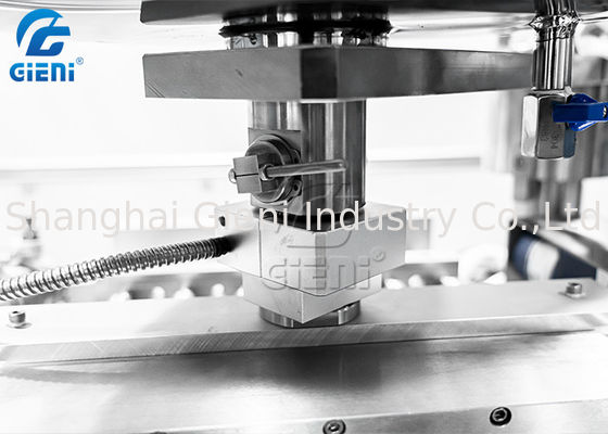 20L Basket 10 Nozel Hot Lip Balm Filling Machine Didorong Silinder