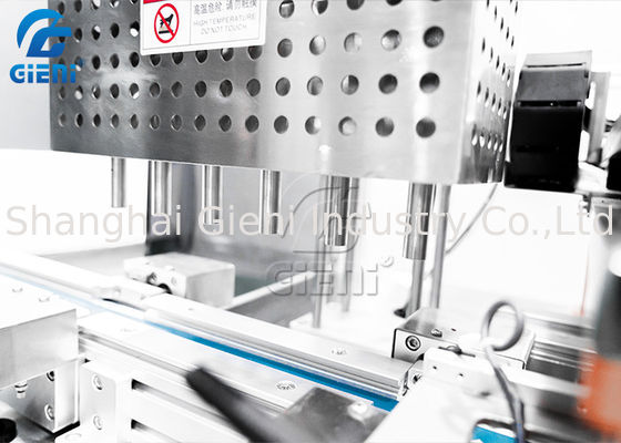 20L Basket 10 Nozel Hot Lip Balm Filling Machine Didorong Silinder