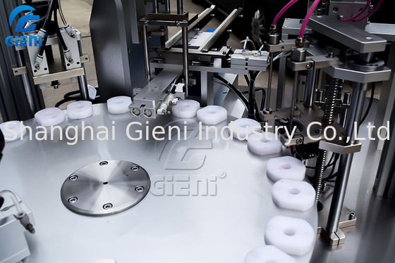 Mesin Pengisi Lip Gloss Tangki Semi Otomatis Rotary 15L