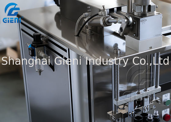 Mesin Pengisian Maskara Nozzle Ganda Vertikal Semi Otomatis