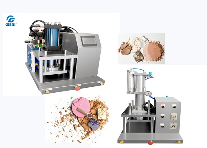 Lab Jenis Bubuk Kue Mesin Press Serbuk Kosmetik dengan Cetakan Rongga Tunggal