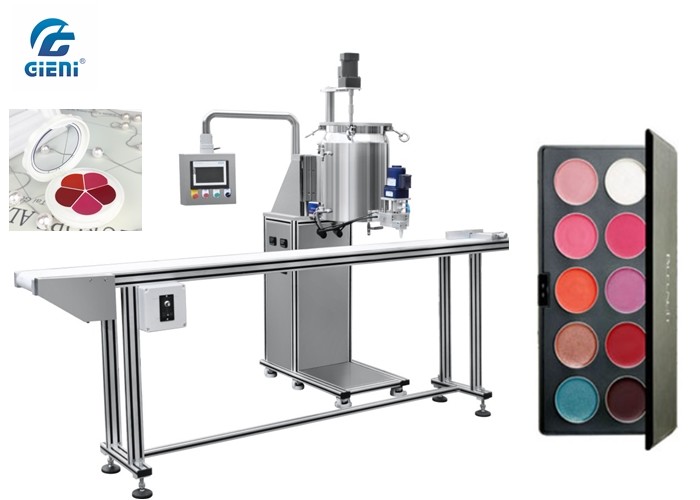Pan Type Lipstick Filling Machine Dengan Conveyor, Tanpa Pan Tanpa Filling, Kapasitas 40-60pcs / Min